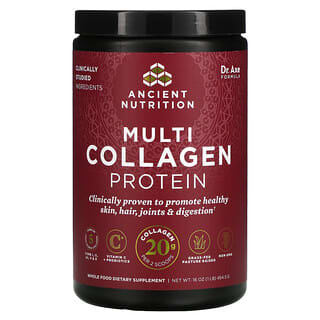 Dr. Axe / Ancient Nutrition, Multi Collagen Protein, Multi-Kollagen-Protein, 454,5 g (1 lb.)