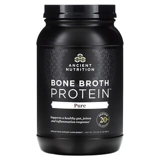 Ancient Nutrition, Bone Broth Protein, Proteína de caldo de huesos pura, 892 g (2 lb)