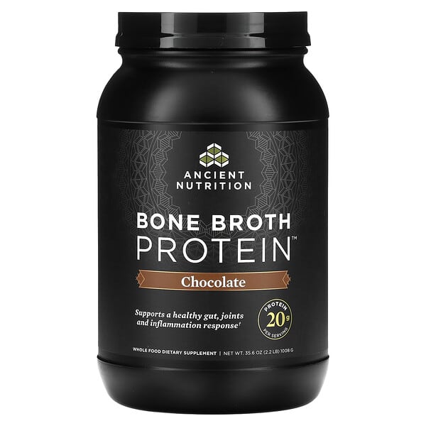 Bone Broth Protein, Chocolate, 2.2 lbs (1,008 g)