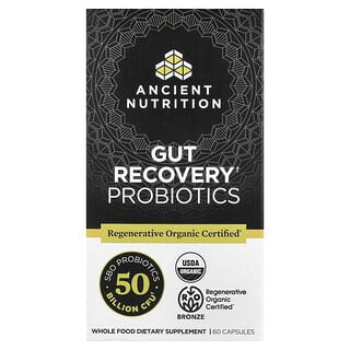 Ancient Nutrition, 腸道修復益生菌，60 粒素食膠囊