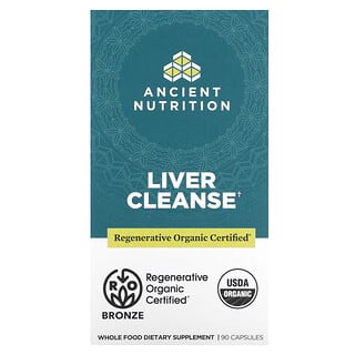 Ancient Nutrition, Liver Cleanse（レバークレンズ）、90粒