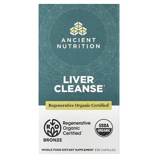 Ancient Nutrition, средство для очищения печени, 90 капсул