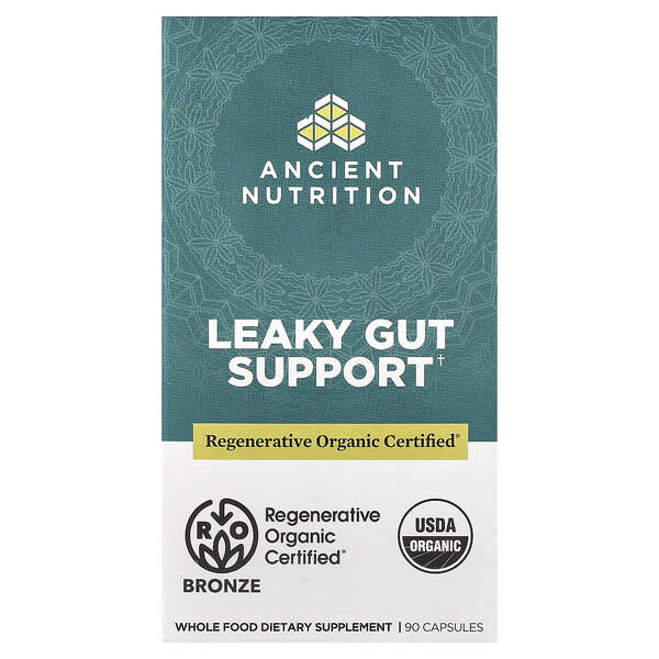 Ancient Nutrition, Leaky Gut Support, 90 Capsules — product photo 1