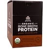Proteína Orgânica de Caldo de Ossos, Chocolate Amargo, 12 Embalagens de Porção Única, 1,06 oz (30 g) Cada