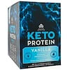 Keto Protein, Ketogenic Performance Fuel, Vanilla, 15 Single Serve Packets, 1.09 oz (31 g) Each