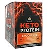 Keto Protein, Ketogenic Performance Fuel, Chocolate, 15 Single Serve Packets, 1.13 oz (32 g) Each