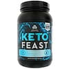 Keto Feast，Ketogenic平衡飲料和代餐，巧克力，25盎司（710克）