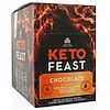 Keto Feast, Ketogenic Balanced Shake & Meal Replacement, Chocolate, 12 Single Serve Packets, 1.69 oz (48 g) Each