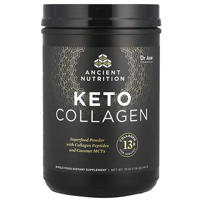 Ancient Nutrition, Keto Collagen, 19 oz (540 g)