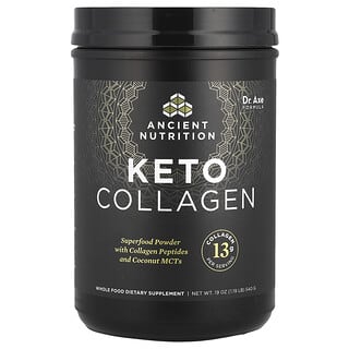 Ancient Nutrition, Keto Collagen（ケトコラーゲン）、コラーゲンタンパク質＋ココナッツMCT、540g（1.19ポンド）