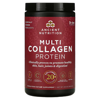 Dr. Axe / Ancient Nutrition, Multi Collagen Protein, Unflavored, 8.6 oz (242.4 g)