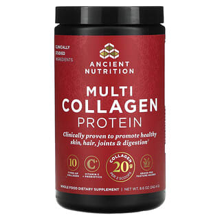 Ancient Nutrition, Proteína con múltiples tipos de colágeno, 242,4 g (8,6 oz)