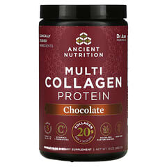 Dr. Axe / Ancient Nutrition, Multi Collagen Protein, Chocolate, 10 oz (283.2 g)