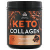 Keto Collagen, Protéines de collagène + Triglycérides à chaîne moyenne de noix de coco, Chocolat, 460 g