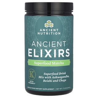 Ancient Nutrition, Ancient Elixirs, Superfood Matcha, 7.5 oz (214 g)