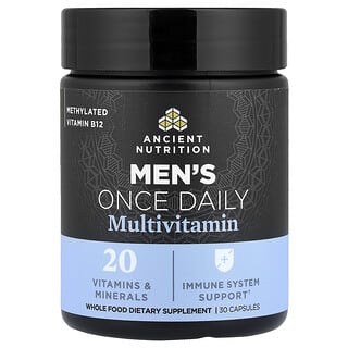 Ancient Nutrition, Men's Once Daily Multi, 30 Capsules