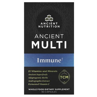 Ancient Nutrition, Ancient Multi, Immune, 90 capsule