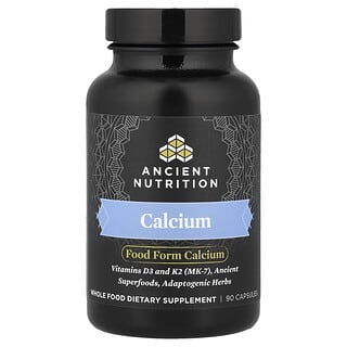 Ancient Nutrition, Кальций, 90 капсул