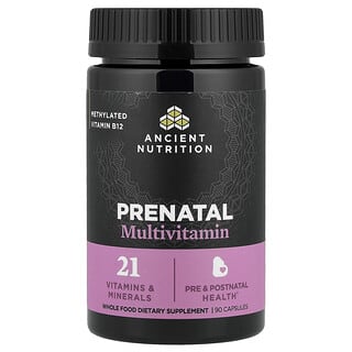 Ancient Nutrition, Äitiysmonitabletti, 90 kapselia