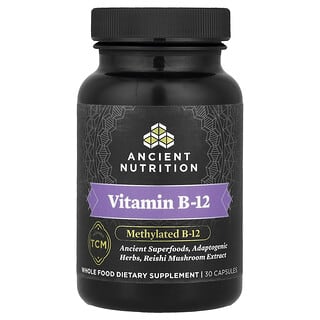 Dr. Axe / Ancient Nutrition, Vitamin B12, 30 Kapseln
