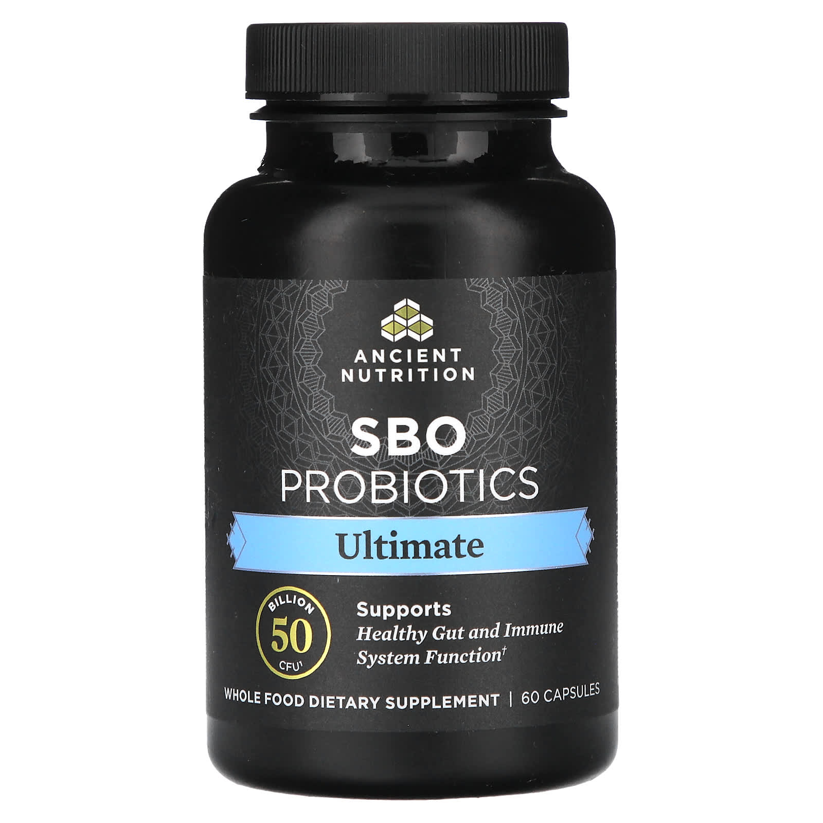 Ancient Nutrition Sbo Probiotics Ultimate 50 Billion Cfu 60 Capsules