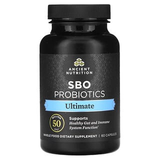 Ancient Nutrition, SBO Probiotics, Ultimate, Probiotika, 50 Milliarden KBE, 60 Kapseln
