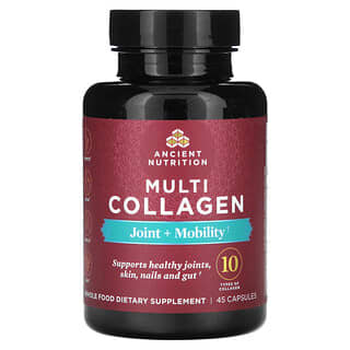 Ancient Nutrition, Multi Collagen, Joint + Mobility, 45 kapsułek