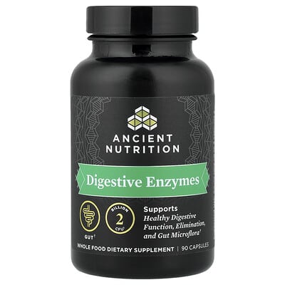 Ancient Nutrition, Digestive Enzymes, 90 Capsules