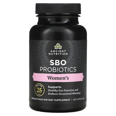 Ancient Nutrition, Women's SBO Probiotic, 25 Billion CFU, 60 Capsules