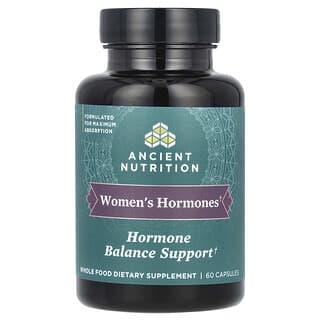 Ancient Nutrition, Hormonas para mujeres, Equilibrio hormonal, 60 cápsulas