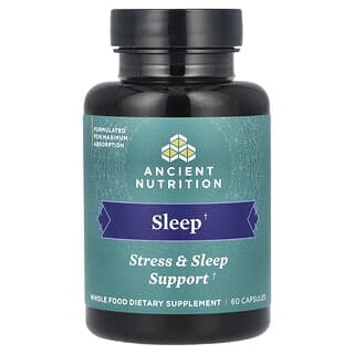 Ancient Nutrition, Sleep, Stress & Sleep Support, 60 Capsules