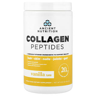 Ancient Nutrition, Péptidos de colágeno, vainilla, 241,2 g (8,51 onzas)