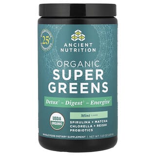 Ancient Nutrition, SuperVegetais Orgânicos, Menta, 205 g (7,23 oz)