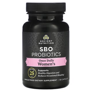 Dr. Axe / Ancient Nutrition, SBO Probiotics, Once Daily Women's, 25 Billion CFU, 30 Capsules