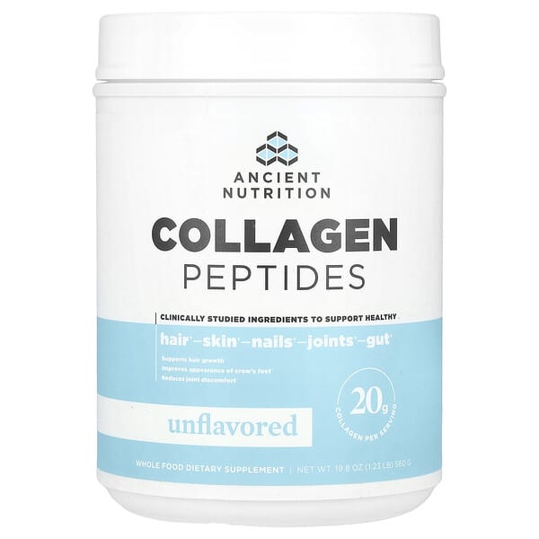 Collagen Peptides, Unflavored, 1.23 lb (560 g)