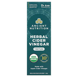 Ancient Nutrition, Vinagre de sidra de hierbas`` 60 ml