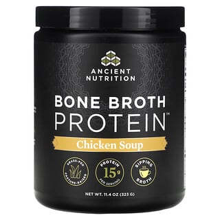 Dr. Axe / Ancient Nutrition, Bone Broth Protein, Chicken Soup, 11.4 oz (323 g)