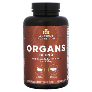 Ancient Nutrition, Organs Blend, 180 Capsules