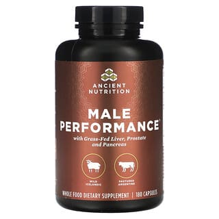 Ancient Nutrition, Male Performance（メイル パフォーマンス）、180粒