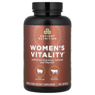 Ancient Nutrition, Vitalidad para mujeres, 180 cápsulas