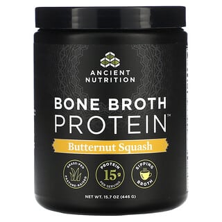 Ancient Nutrition, Bone Broth Protein（ボーンブロスプロテイン）、バターナットスクワッシュ、446g（15.7オンス）