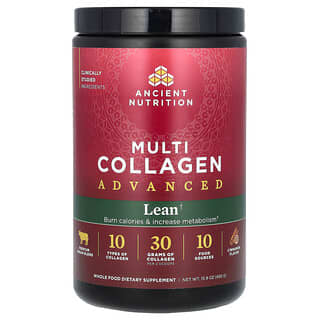 Ancient Nutrition, Multi Collagen Advanced, Lean, Cannelle, 450 g