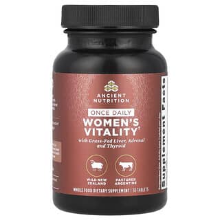 Ancient Nutrition, Once Daily Women's Vitality, Vitalität der Frauen, 30 Tabletten