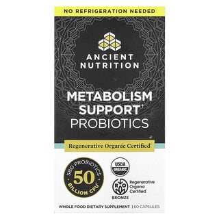 Ancient Nutrition, Metabolism Support Probiotics, 50 Billion CFU, 60 Capsules