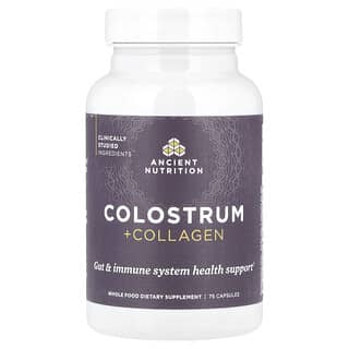 Ancient Nutrition, Colostrum + Collagen, 75 Capsules