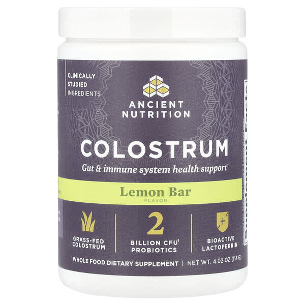 Colostrum, Lemon Bar, 4.02 oz (114 g)