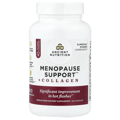 Ancient Nutrition, Menopause Help + Collagen, 60 Capsules