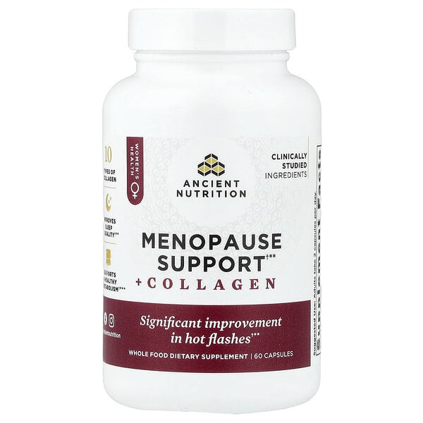 Menopause Support + Collagen, 60 Capsules