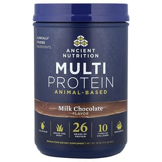 Ancient Nutrition, Multi Protein, Animal-Based, Milk Chocolate, 1.13 lb (511 g)