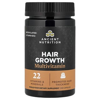 Ancient Nutrition, Hair Growth Multivitamin, 90 Capsules